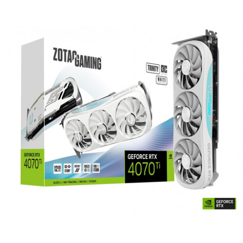 ZOTAC GAMING GeForce RTX 4070 Ti Trinity OC White Edition