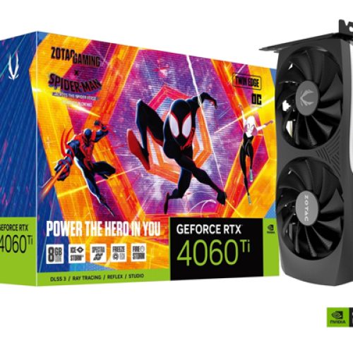 ZOTAC GAMING GeForce RTX 4060 Ti 8GB Twin Edge OC SPIDER-MAN