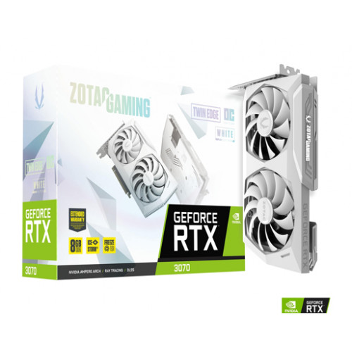 ZOTAC GAMING GeForce RTX 3070 Twin Edge OC White Edition LHR