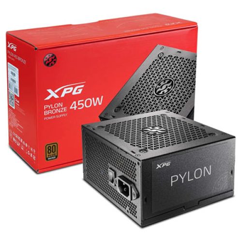XPG Pylon 650W 80 Plus Bronze Certified 120mm Fluid Dynamic Bearing Fan Power Supply