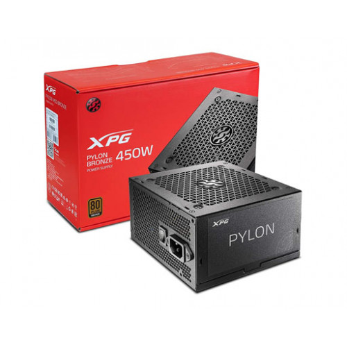 XPG Pylon 650W 80 Plus Bronze Certified 120mm Fluid Dynamic Bearing Fan Power Supply