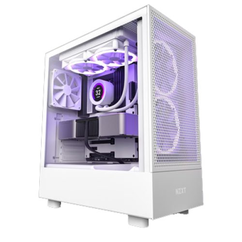 NZXT H5 Flow ATX Mid-tower Case White NZXT H5 Flow ATX Mid-tower Case White