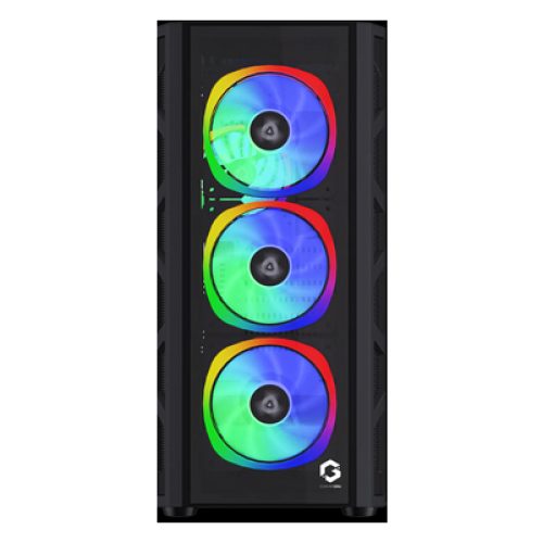 GAMEON TRIDENT II Mid Tower Gaming Case (Fixed RGB)