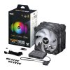 ASUS TUF Gaming TF120 ARGB chassis fan delivers high performance and durability in a rainbow of color ASUS TUF Gaming TF120 ARGB chassis fan delivers high performance and durability in a rainbow of color