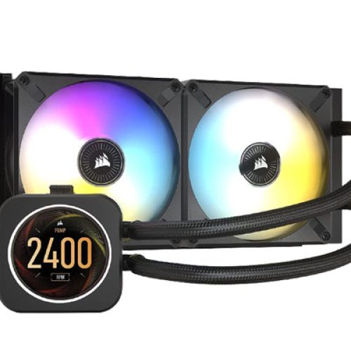 Corsair iCUE H100i ELITE LCD Display Liquid CPU Cooler
