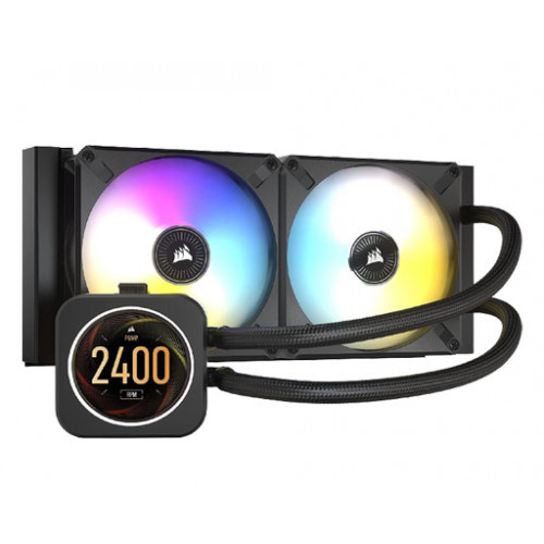 Corsair iCUE H100i ELITE LCD Display Liquid CPU Cooler