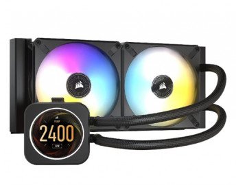 Corsair iCUE H100i ELITE LCD Display Liquid CPU Cooler
