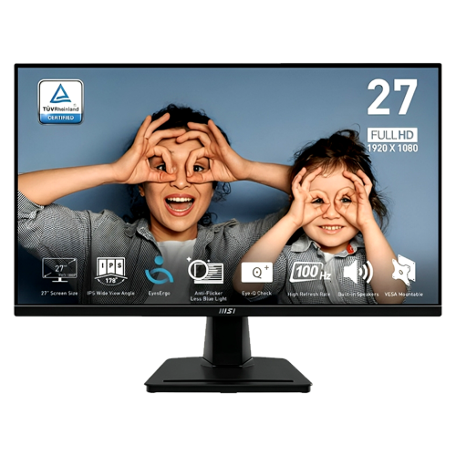 MSI PRO MP275 – 27" FHD IPS Monitor with 100Hz MSI PRO MP275 – 27" FHD IPS Monitor with 100Hz