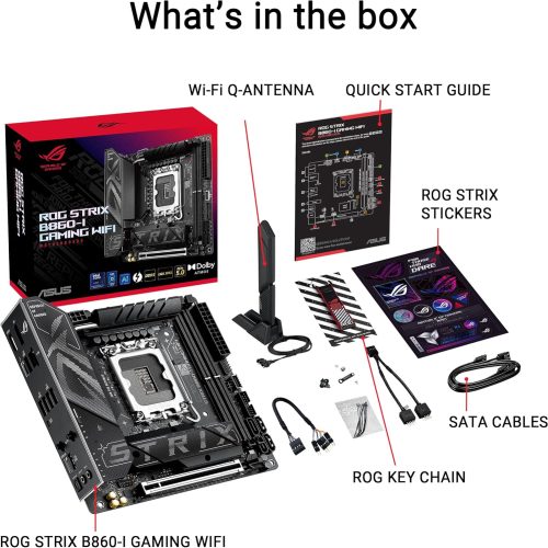 ASUS ROG STRIX B860-I GAMING WIFI Sockel Intel LGA 1851 ASUS ROG STRIX B860-I GAMING WIFI Sockel Intel LGA 1851