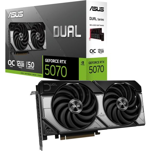 ASUS Dual GeForce RTX 5070 OC Edition 12GB GDDR7 ASUS Dual GeForce RTX 5070 OC Edition 12GB GDDR7