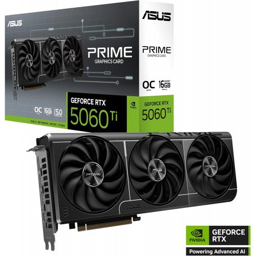 ASUS Prime GeForce RTX 5060 Ti OC Edition 16GB ASUS Prime GeForce RTX 5060 Ti OC Edition 16GB