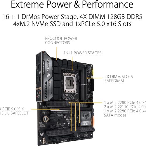 ASUS TUF GAMING Z790-PLUS WIFI -DDR5 ASUS TUF GAMING Z790-PLUS WIFI -DDR5