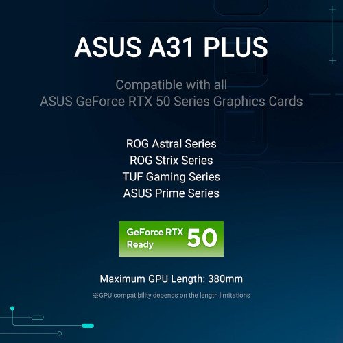  ASUS A31 PLUS TG ARGB White ATX PC