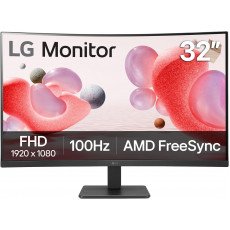 LG 32MR50C-B 32" Full HD Curved Monitor, 100Hz, FreeSync, Eye Comfort