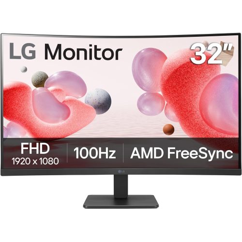 LG 32MR50C-B 32" Full HD Curved Monitor, 100Hz, FreeSync, Eye Comfort LG 32MR50C-B 32" Full HD Curved Monitor, 100Hz, FreeSync, Eye Comfort