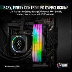 CORSAIR VENGEANCE RGB 96GB (2×48GB) DDR5 5200MHz Memory Kit – Black