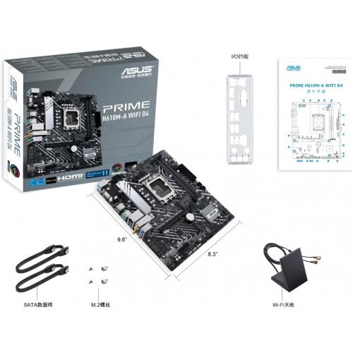  ASUS PRIME H610M-A WIFI D4 Intel LGA 1700