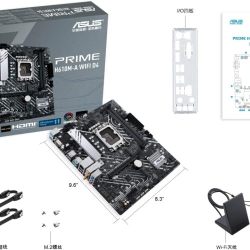 ASUS PRIME H610M-A WIFI D4 Intel LGA 1700 ASUS PRIME H610M-A WIFI D4 Intel LGA 1700