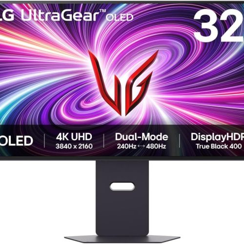 LG 32GS95UV-B OLED Gaming Monitor 32” 4K UHD, 240Hz, G-SYNC Compatible LG 32GS95UV-B OLED Gaming Monitor 32” 4K UHD, 240Hz, G-SYNC Compatible