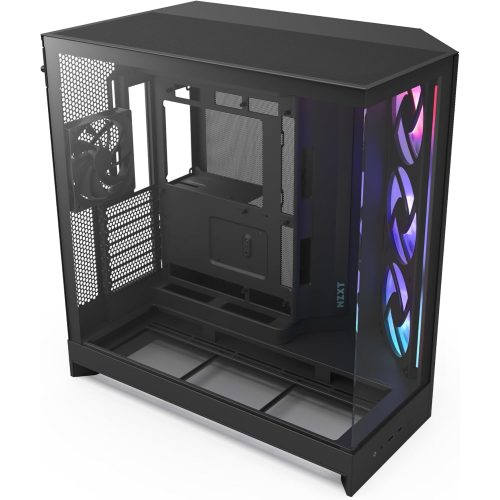 NZXT H9 Flow RGB Mid-Tower ATX Case Black NZXT H9 Flow RGB Mid-Tower ATX Case Black