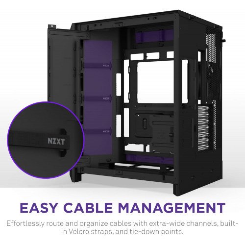 NZXT H9 Flow RGB Mid-Tower ATX Case Black