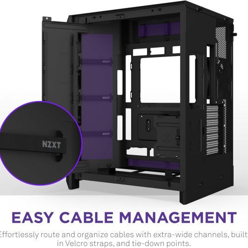 NZXT H9 Flow RGB Mid-Tower ATX Case Black