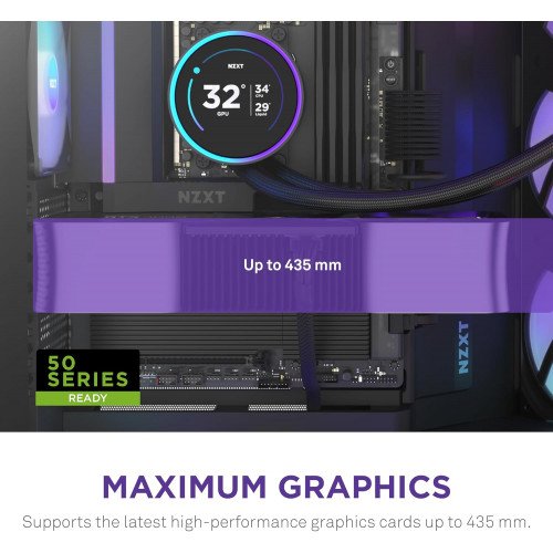 NZXT H9 Flow RGB Mid-Tower ATX Case Black
