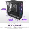 NZXT H9 Flow RGB Mid-Tower ATX Case Black