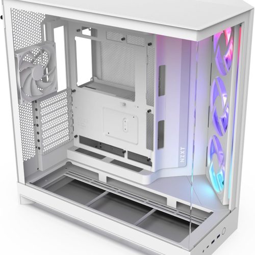 NZXT H9 Flow RGB Mid-Tower ATX Case White NZXT H9 Flow RGB Mid-Tower ATX Case White
