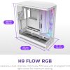 NZXT H9 Flow RGB Mid-Tower ATX Case White NZXT H9 Flow RGB Mid-Tower ATX Case White