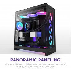 NZXT H9 Flow RGB+ Black Mid-Tower ATX Case