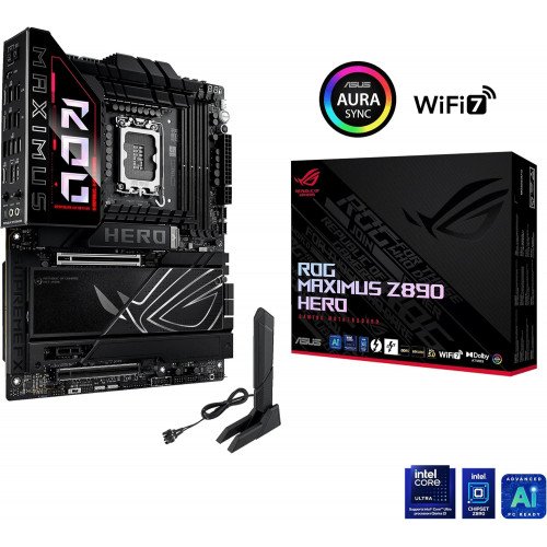 ASUS ROG Maximus Z890 Hero – Gaming Motherboard with PCIe 5.0, WiFi 7