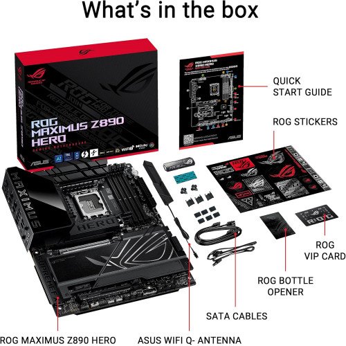 ASUS ROG Maximus Z890 Hero – Gaming Motherboard with PCIe 5.0, WiFi 7 ASUS ROG Maximus Z890 Hero – Gaming Motherboard with PCIe 5.0, WiFi 7