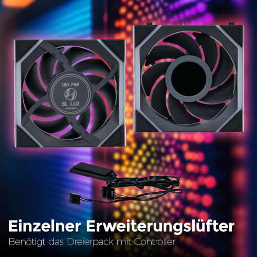 LIAN LI UNI FAN SL Wireless RGB Fans – Cable-Free & Daisy Chain Design