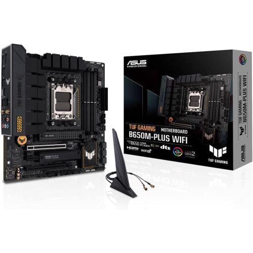 ASUS TUF GAMING B650M-PLUS WIFI Motherboard AM5 DDR5 PCIe 5.0 ASUS TUF GAMING B650M-PLUS WIFI Motherboard AM5 DDR5 PCIe 5.0