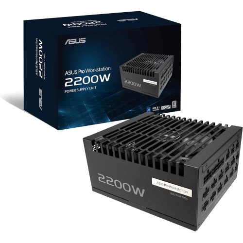 ASUS Pro WS 2200W Platinum PSU for AI Workstations and Multi-GPU Systems ASUS Pro WS 2200W Platinum PSU for AI Workstations and Multi-GPU Systems