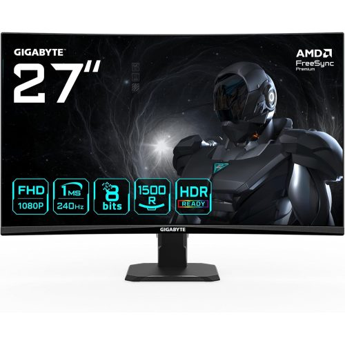GIGABYTE GS27FC2 27-Inch Curved Full HD 240Hz Gaming Monitor GIGABYTE GS27FC2 27-Inch Curved Full HD 240Hz Gaming Monitor