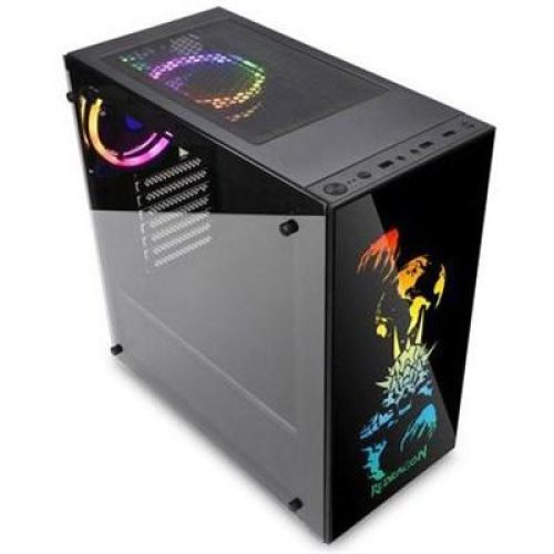 Redragon GC-608 Steeljaw Gaming PC Case Tempered Glass, RGB Lighting & High Airflow Design Redragon GC-608 Steeljaw Gaming PC Case Tempered Glass, RGB Lighting & High Airflow Design