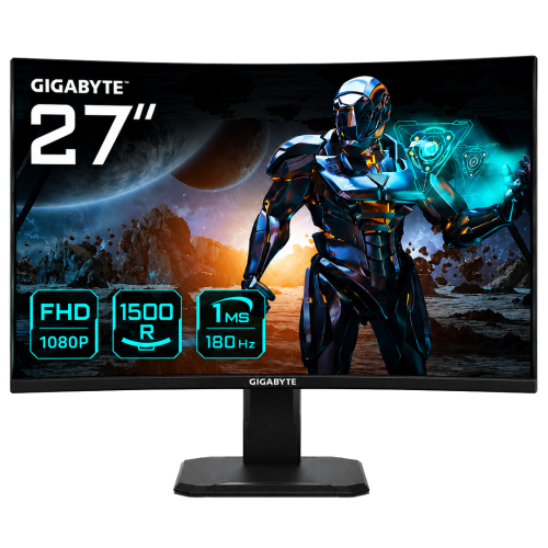 GIGABYTE GS27FC EK 27-Inch Curved Full HD 180Hz Gaming Monitor GIGABYTE GS27FC EK 27-Inch Curved Full HD 180Hz Gaming Monitor