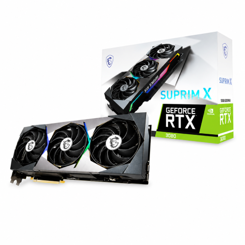 MSI GeForce RTX 3080 SUPRIM X 10G Gaming Graphics Card MSI GeForce RTX 3080 SUPRIM X 10G Gaming Graphics Card