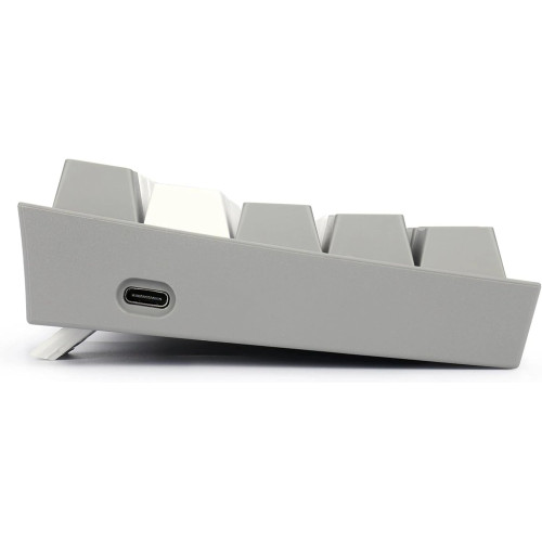 Redragon K617 Fizz RGB Wired Mechanical Gaming Keyboard White Gray – Red Switch