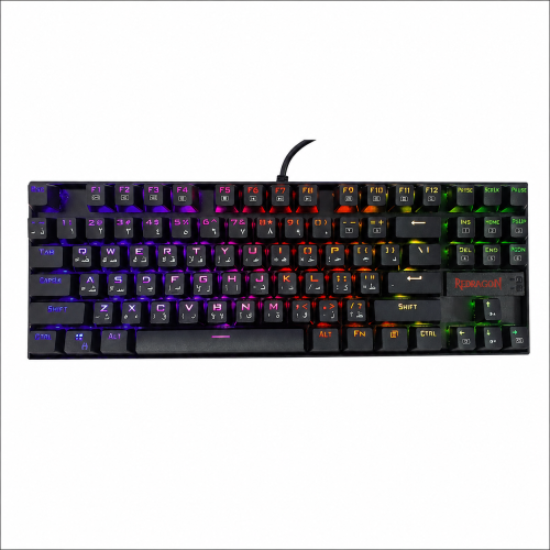 Redragon K55 KUMARA RGB Mechanical Gaming Keyboard Arabic Black