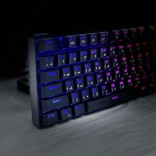 Redragon K55 KUMARA RGB Mechanical Gaming Keyboard Arabic Black