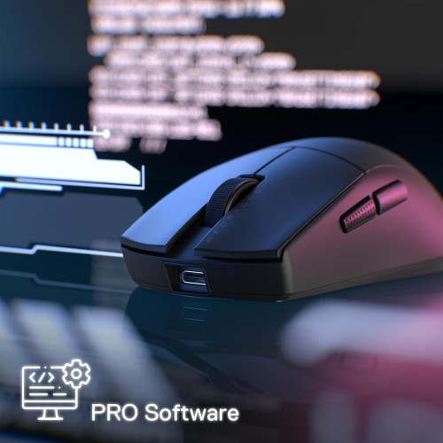 REDRAGON K1NG M916 PRO Wireless Gaming Mouse 26K DPI – Ultra Lightweight 1K Hz Black