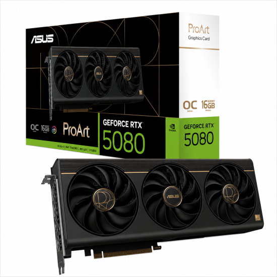 ASUS ProArt GeForce RTX 5080 OC Edition 16GB GDDR7 Graphics Card ASUS ProArt GeForce RTX 5080 OC Edition 16GB GDDR7 Graphics Card