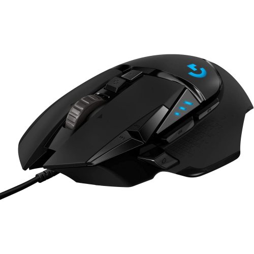 Logitech G502 HERO Wired Gaming Mouse, 25,600 DPI, 11 Programmable Buttons – Black Logitech G502 HERO Wired Gaming Mouse, 25,600 DPI, 11 Programmable Buttons – Black