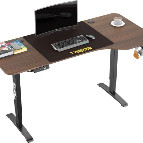 Twisted Minds TM-T-9085-R T-Shaped Electric Height-Adjustable Gaming Desk with Memory – Right Side Twisted Minds TM-T-9085-R T-Shaped Electric Height-Adjustable Gaming Desk with Memory – Right Side