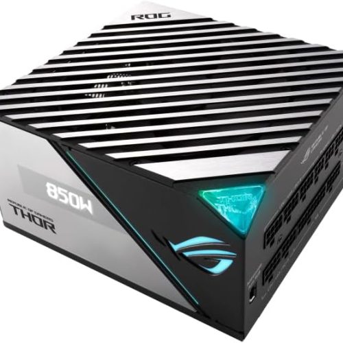 ASUS ROG THOR 850W Platinum II Gaming Power Supply, OLED Display, PCIe 5.0, Aura Sync RGB ASUS ROG THOR 850W Platinum II Gaming Power Supply, OLED Display, PCIe 5.0, Aura Sync RGB