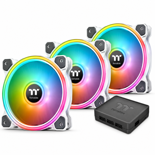 Thermaltake Riing Quad 14 RGB Computer case Fan 14 cm White Thermaltake Riing Quad 14 RGB Computer case Fan 14 cm White