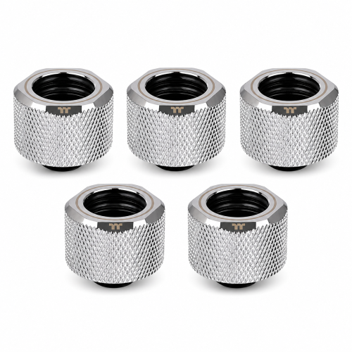 Pacific C-PRO G1/4 PETG Tube 16mm OD Compression – Chrome (6-Pack Fittings) CL-W213-CU00SL-B Pacific C-PRO G1/4 PETG Tube 16mm OD Compression – Chrome (6-Pack Fittings) CL-W213-CU00SL-B